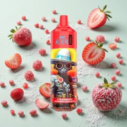JNR Alien 10000 Bouffées Charge Rapide Type-C Fraise Grenade