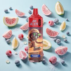 JNR Alien 10000 Bouffées LED (RGB) Bleu Framboise Cerise