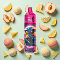 JNR Alien 10000 Bouffées LED (RGB) Pêche Mangue Ananas