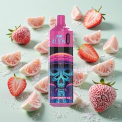 JNR Alien 10000 Puffs 20ml Fraise Glace LED RGB