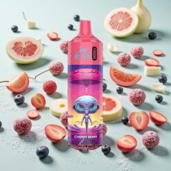 JNR Alien 10000 Puffs 20ml LED Cerise Baie