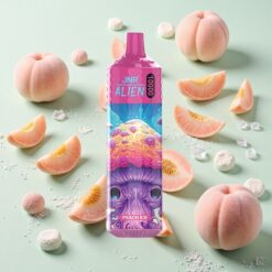 JNR Alien 10000 Puffs 20ml Pêche Glacée LED RGB