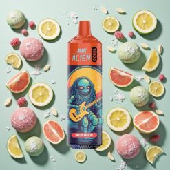 JNR Alien 10000 Puffs 850mAh Lune Méta