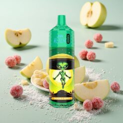 JNR Alien 10000 Puffs Double Pomme avec 850mAh et LED RGB