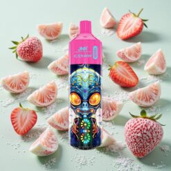JNR Alien Max 18000 Bouffées Double Mesh & Double Core Fraise Glacée