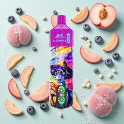 JNR Alien Max 18000 Bouffées Double Mesh & Double Core Pêche Myrtille Bonbon