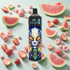 JNR Alien Max 18000 Puffs Double Coeur et Double Mesh 28ml E-Liquide Fraise Pastèque Bubblegum