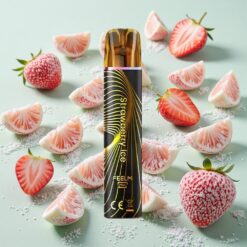 JNR Black&Golden 800 Bouffées 2ml Fraise Glacée