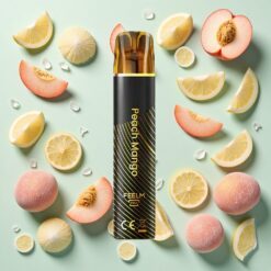 JNR Black&Golden 800 Bouffées 2ml Pêche Mangue