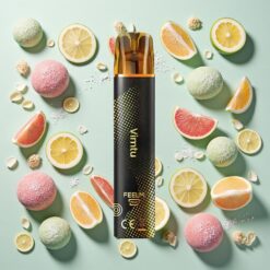 JNR Black&Golden 800 Bouffées 2ml Sans Recharge Vape Jetable Vimtu