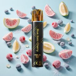 JNR Black&Golden 800 Bouffées Sans Recharge Bleu Framboise Cerise