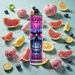 JNR Calavera 11000 Bouffées Port Type-C 21ml Glace du Dragon Noir