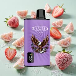 JNR EAGLE Smart 23000 Bouffées Écran Digital et 25ml Fraise Glacée