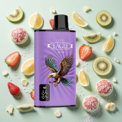 JNR EAGLE Smart 23000 Bouffées Écran Digital et 25ml de E-Liquide Fraise Kiwi