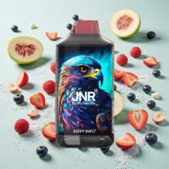 JNR Falcon 16000 Bouffées 22ml Berry Burst Éclat de Baies Dual Mesh Coil