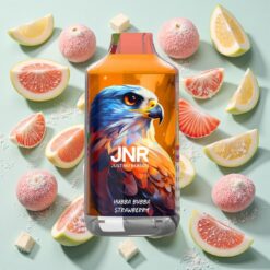 JNR Falcon 16000 Bouffées Affichage LED Hubba Bubba Fraise