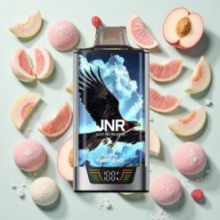 JNR Falcon Pro 28000 30ml 28000 Bouffées Pêche Blanche Framboise