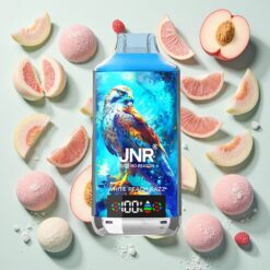 JNR Falcon X 18000 Bouffées Affichage Numérique Pêche Blanche Framboise