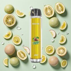 JNR Glod380 6000 Bouffées Vape Jetable Kiwi Fruit de la Passion Goyave