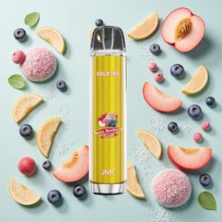 JNR Glod380 6000 Puffs 13ml Pêche Myrtille