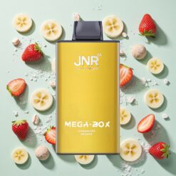 JNR Mega Box 25000 Bouffées Dual Mesh Fraise Banane Vape Jetable