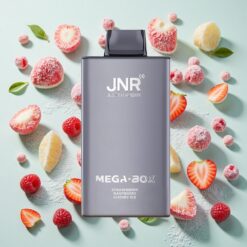 JNR Mega Box 25000 Bouffées E-liquide 30ml Fraise Framboise Cerise Glace