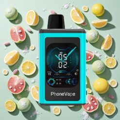 JNR PhoneVape 30000 bouffées Rechargeable Appel & Texte Menthe de Miami