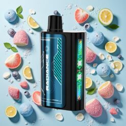 JNR Radiance 31000 Bouffées BLUE RAZZ GLACÉ Double Mesh Coil