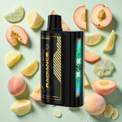 JNR Radiance 31000 Bouffées Écran Animation Pêche Mangue Ananas