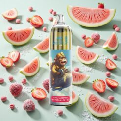 JNR Rocket-X 12400 Bouffées Fraise Pastèque Glacée avec 25ml e-Liquide et Batterie 850mAh