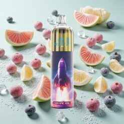 JNR Rocket-X 12400 Bouffées Recharge Rapide Type-C Glace Raisin