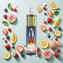 JNR Rocket-X 12400 Bouffées avec 25ml e-Liquide et Batterie 850mAh Baies Mixtes