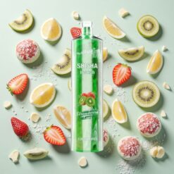 JNR Shisha Hookah 12000 Bouffées 24ml E-Liquide Fraise Kiwi