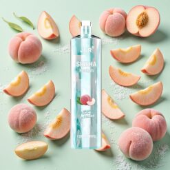 JNR Shisha Hookah 12000 Bouffées 24ml Pêches Juteuses