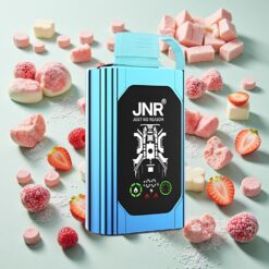 JNR Shisha Hookah Box 20500 Bouffées Double Mesh Coil Fraise Framboise Bonbon