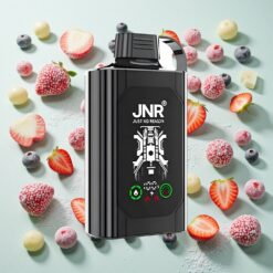 JNR Shisha Hookah Box 20500 Bouffées HD Affichage Double Coïc Fraise Raisin