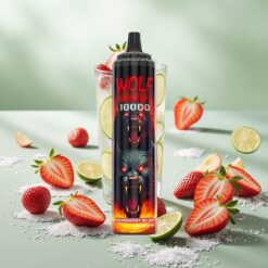 JNR Wolf Niplo 10000 Bouffées 20ml Fraise Mojito