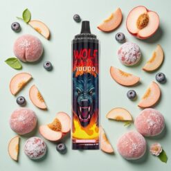 JNR Wolf Niplo 10000 Bouffées 20ml Pêche Baies