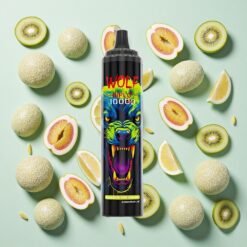 JNR Wolf Niplo 10000 Puffs 20ml Passion Kiwi Goyave