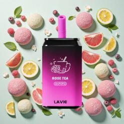 LAVIE Aurora 11000 Bouffées Rechargeable Type C Thé à la Rose