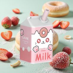 LAVIE Milk 7000 Bouffées Rechargeable Type C Donut Fraise