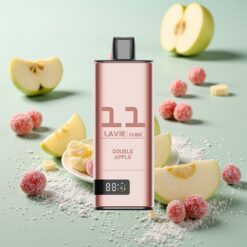 Lavie Cube 20000 Bouffées Double Pomme Vape Jetable Nicotine Sel 5%