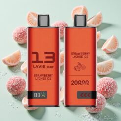 Lavie Cube 20000 Bouffées Type C Fraise Litchi Glace