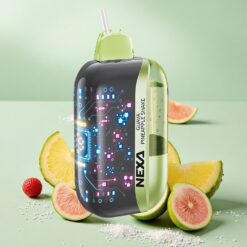 NEXA Ultra 50000 Bouffées 20ml Capacité Préremplie Goyave Ananas Shake