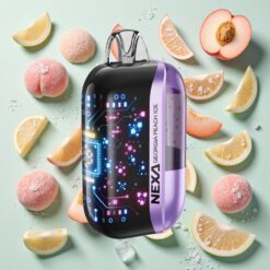 NEXA Ultra 50000 Bouffées 20ml Capacité Préremplie Pêche de Géorgie Glace