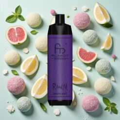 RandM Fumot Shisha 10000 Bouffées 18ml Préremplie Vape Menthe Raisin