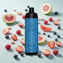 RandM Fumot Shisha 10000 Bouffées LED Berry Glace