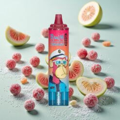 RandM Fumot Tornado 15000 Bouffées Cerise Rechargeable USB Type-C