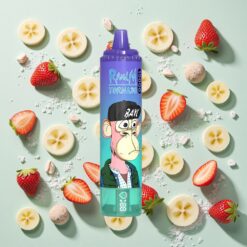 RandM Fumot Tornado 15000 Bouffées Fraise Banane Vape Jetable