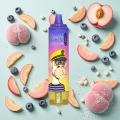 RandM Fumot Tornado 15000 Bouffées Pêche Myrtille Bonbon